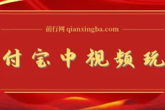 支付宝中视频玩法暴力起号影视起号有播放即可获得收益