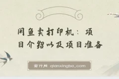 2024闲鱼卖打印机，月入3万2024最新玩法