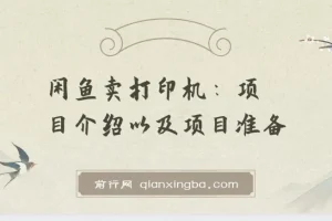 2024闲鱼卖打印机，月入3万2024最新玩法