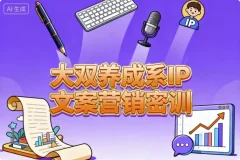 【大双养成系IP文案营销密训，从0到1掌握变现文案系统】