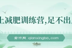 线上减肥训练营，足不出户，仅靠拉几个社群，发几条朋友圈，月实现入五位