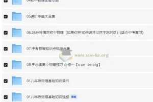 2025深度整合版 于总CEO讲初中物理视频讲义物理逆袭之王 59.8GB