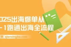 2025出海爆单全攻略：抢滩新风口定位+四步营收法+六阶实操流程