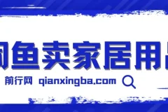 闲鱼卖家居用品月入3w技巧,揭秘！