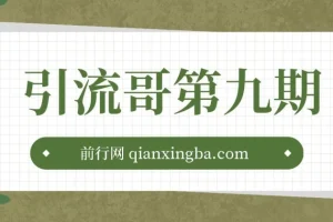 引流哥第九期