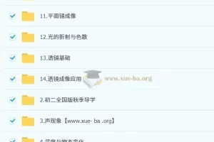 杨萌 初中物理 初二物理科学思维培训班（秋上·全国版·S）