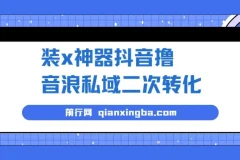 外面收费1980的风口项目，装x神器抖音撸音浪私域二次转化，单日轻松变现500+