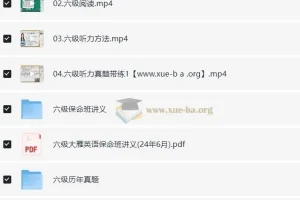 刘晓艳 金榜大学英语六级保命班【4.18 GB】