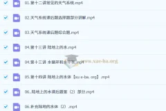 张艳平 2026年高三高考地理 暑假班 秋季班