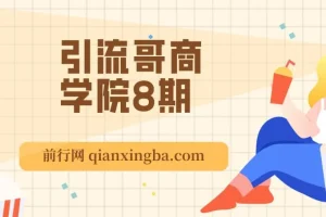 引流哥商学院8期