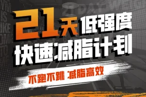【猫叔21天低强度，无跑跳高效减脂】