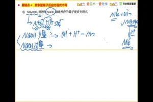 2022高一化学尖端班（康冲主讲）