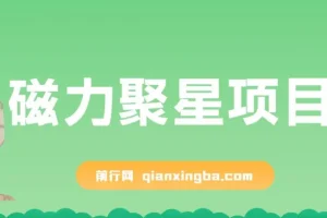 磁力聚星项目，24小时无人直播，4个月变现122w，可矩阵操作