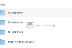 【英语学习】唐小菲 托福听力冲刺