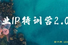 创业IP特训营2.0，IP合伙人掘金计划，做到年入50W