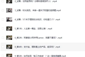 《B站付费精品课：.新手理财通关攻略——简七的13堂极简理财课》（完结）