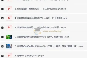 英语高效磨耳朵【20.73 GB】