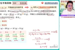 2024高二化学冲顶班：热化学/平衡/电化学专题突破
