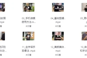 【实体行业拍摄剪辑线上课】