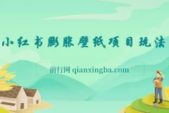 小红书膨胀壁纸项目玩法，女生最爱的壁纸，0门槛新手也可操作日入300+