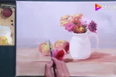 零基础丙烯画教程：从风景到花卉轻松入门
