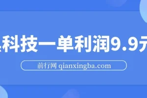 黑科技玩法，一单利润9.9,一天到手1000+，新手小白秒上手