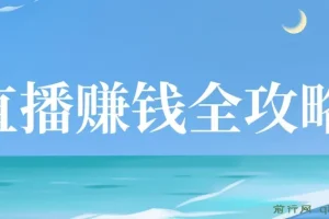 直播赚钱全攻略