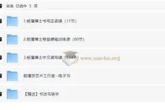 杨藩 汉字硬笔书写速成课（最全）