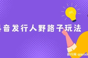 抖音发行人野路子玩法，手机操作一天2000+