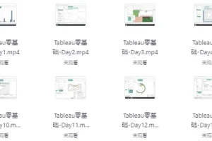 【Tableau零基础教程，带你解锁当下最受欢迎的数据可视化软件】