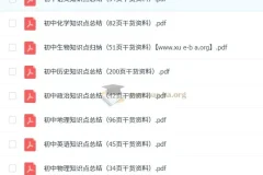 火遍抖音的初中全科知识点汇总【干货精品资料完整版】