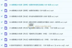 一数 高中数学 基础合集与使用方法