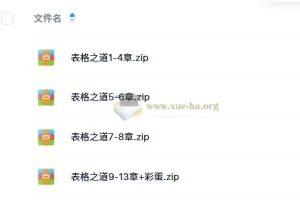 Excel表格之道专业版Excel进阶学习培训视频