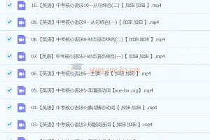 【完结】【2024中考】中考英语语法一本通