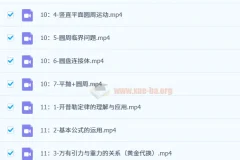 赵玉峰物理高一物理+高二物理VIP全年班