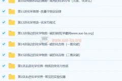 【15讲】[全]初三新生化学暑假班（预习领先班） 陈谭飞