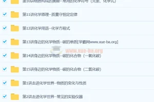 【15讲】[全]初三新生化学暑假班（预习领先班） 陈谭飞