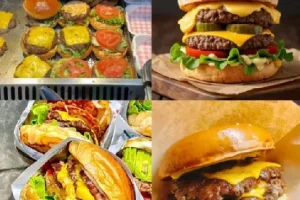 15款街头美式汉堡配方教程制作技术夜市摆摊小吃创业视频商业课程