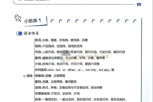 2026初中星火英语 中考语法120张小纸条（英语）