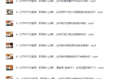 《B站付费课程：旁门左道PPT八合一+PPT高手修神记[MP4][24G]