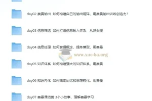 费曼学习法7天特战营 【3.8GB】