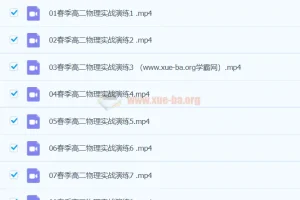 2024高二物理 刘纹岩物理 春季班