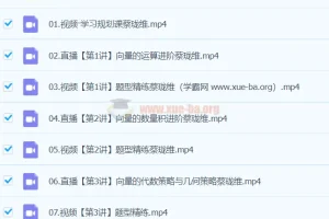 2024高中高一数学 蔡珑维 春季班