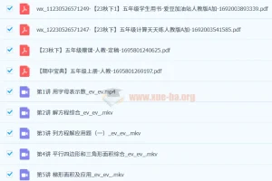 【2023秋下】五年级数学A+ 房亮