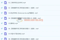 赵蒙蒙数学 2024初三中考数学 北师版春季班上