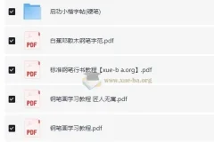 名家钢笔硬笔字帖（推荐初中生练字）