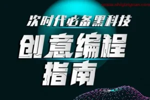 《B站付费视频：次世代必备黑科技：创意编程指南（完结）》[MP4]