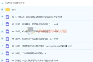 2024高三高考数学 树栋 全程班