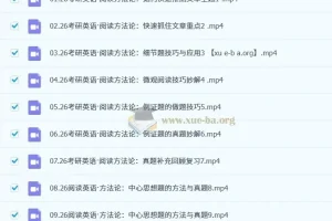 唐迟 考研英语 2026阅读思维构建课【‘18封神版’升级版】