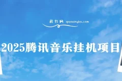 2025腾讯音乐挂机项目，全网独家技术，全新玩法，轻松月入5000+